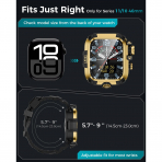 Goton Apple Watch 11 46mm Rugged Kay-Gold