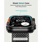 Goton Apple Watch 11 46mm Bumper Klf-Black Titanium