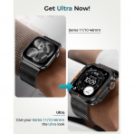 Goton Apple Watch 11 46mm Bumper Klf-Black Titanium