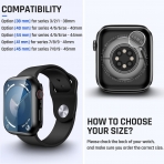 Goton Apple Watch 9 Ekran Koruyucu (41mm) -Black