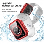 Goton Apple Watch 9 Ekran Koruyucu (41mm) -Red