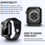 Goton Apple Watch 9 41mm Bumper Klf-Silver