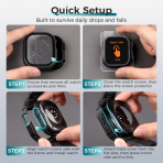 Goton Apple Watch Ultra 3 Silikon Kay-Black