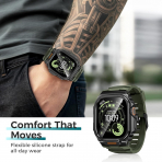 Goton Apple Watch Ultra 3 Silikon Kay-Green