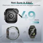 Goton Apple Watch Ultra 3 Silikon Kay-Green