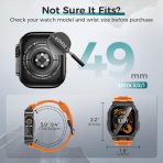 Goton Apple Watch Ultra 3 Silikon Kay-Orange