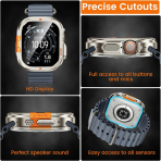 LETOID Apple Watch Ultra 3 Bumper Klf-Titanium