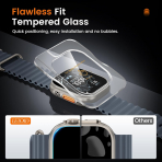 LETOID Apple Watch Ultra 3 Bumper Klf-Titanium