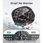 Goton Galaxy Watch Ultra 47mm Kay-Titanium Gray Orange