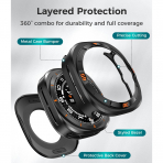 Goton Galaxy Watch Ultra 47mm Kay-Titanium Gray Orange