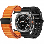 Goton Galaxy Watch Ultra 47mm Silikon Kay-Orange Black 