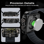 Goton Galaxy Watch 9 45mm Su Geirmez Bumper Klf-Black