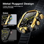 Goton Galaxy Watch 9 45mm Su Geirmez Bumper Klf-Gold