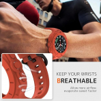 NINKI Galaxy Watch Ultra 47mm Silikon Kay-Red