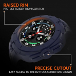 NINKI Galaxy Watch Ultra 47mm Silikon Kay-Blue Gray