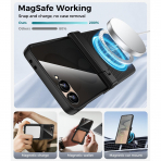 Goton Galaxy Z Flip 8 MagSafe Gizlilik Filtreli K�l�f-Black