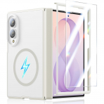 Goton Galaxy Z Fold 8 Geni� Versiyon MagSafe K�l�f-Cream