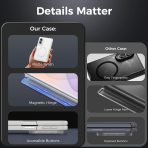 Goton Galaxy Z Fold 8 Geni� Versiyon MagSafe K�l�f-Cream