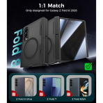 Goton Galaxy Z Fold 8 MagSafe Standl� K�l�f-Black