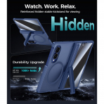 Goton Galaxy Z Fold 8 MagSafe Standl� K�l�f-Blue