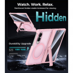 Goton Galaxy Z Fold 8 MagSafe Standl� K�l�f-Pink