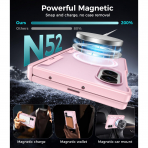 Goton Galaxy Z Fold 8 MagSafe Standl� K�l�f-Pink