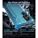 Goton Galaxy Z Fold 8 Ultra Gizlilik Filtreli K�l�f-Blue