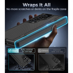 Goton Galaxy Z Fold 8 Ultra Gizlilik Filtreli K�l�f-Black