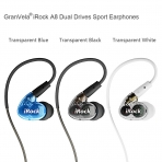 GranVela A8 Kulak i Kulaklk-Transparent Black