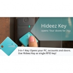 Hideez Key Bluetooth ifre Denetleyici-Blue Mint