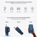Hidrate Spark PRO 2 Akll Su Bardak iesi (890mL)-Blue