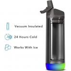 Hidrate Spark PRO Paslanmaz Çelik Pipetli Akıllı Su Şişesi (500ml)-Black