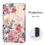 Hocase Samsung Galaxy Tab S6 Klf (10.5 in)-Peony Flowers