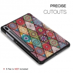 Hocase Samsung Galaxy Tab S6 Klf (10.5 in)-Mandala Flowers