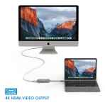 HooToo MacBook USB C to USB 3.1 Adaptr/arj Cihaz (Gri)