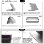 iBenzer MacBook Pro Koruyucu Klf (16 in)(2021)-Crystal Clear