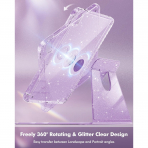 INFILAND iPad A16 Parltl Klf (11 in)-Light Purple 