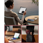 INFILAND iPad 9/8/7.Nesil Tanabilir Klavyeli Klf-Burgundy