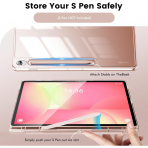 INFILAND Galaxy Tab S10 FE Plus effaf Klf-Rose Gold