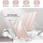 INFILAND Galaxy Tab S10 FE Plus effaf Klf-Rose Gold