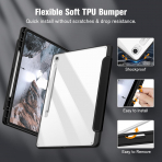 Fintie Galaxy Tab S10 FE Plus effaf Klf-Black