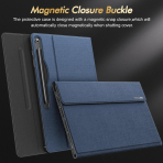 INFILAND Galaxy Tab S10 FE Plus Standl Klf-Blue 