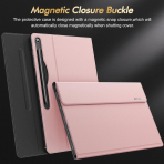 INFILAND Galaxy Tab S10 FE Plus Standl� K�l�f-Pink