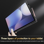 INFILAND Galaxy Tab S10 FE Plus Standl� K�l�f-Pink