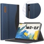 Infiland Galaxy Tab S7 Plus Business Standl Klf (12.4 in)-Navy