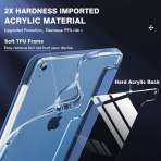 INFILAND Crystal iPad Air M2 Klf (11/10.9 in)-Blue