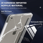 INFILAND Crystal iPad Air M2 Klf (11/10.9 in)-Silver