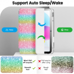 INFILAND Apple iPad A16 Glitter Klf (11/10.9 in)-Rainbow