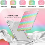 INFILAND Apple iPad A16 Glitter Klf (11/10.9 in)-Rainbow