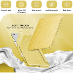 INFILAND Apple iPad A16 Glitter Klf (11/10.9 in)-Yellow